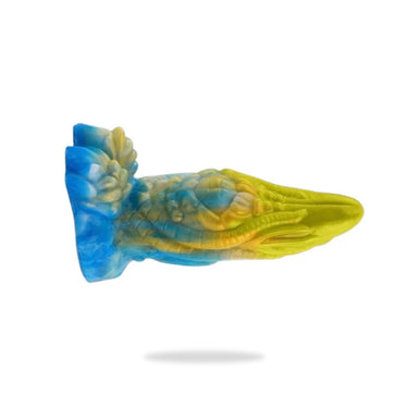 "Blue Tortoise" Silikon Dildo blau golden - 🅛🅞🅛🅛🅨🅟🅞🅟🅟🅨
