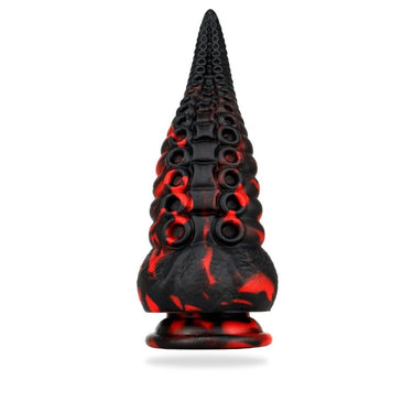 "TENTACLE" Silikon Dildo schwarz rot - 🅛🅞🅛🅛🅨🅟🅞🅟🅟🅨