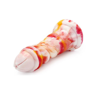 "Alien 1" Silikon Dildo weiß rot "Alien 1" Silikon Dildo weiß rot - 🅛🅞🅛🅛🅨🅟🅞🅟🅟🅨