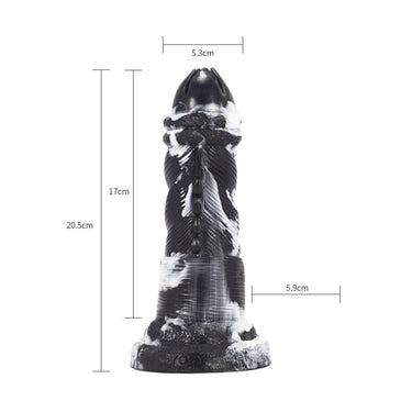"Alien I" Silikon Dildo schwarz - 🅛🅞🅛🅛🅨🅟🅞🅟🅟🅨