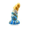 "Curve" Silikon Dildo blau golden - 🅛🅞🅛🅛🅨🅟🅞🅟🅟🅨
