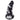 "Curve" Silikon Dildo schwarz weiß - 🅛🅞🅛🅛🅨🅟🅞🅟🅟🅨