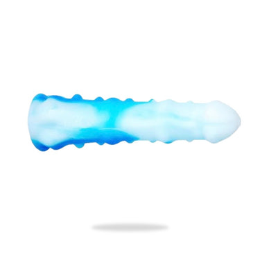 "Furry" Silikon Dildo blau - 🅛🅞🅛🅛🅨🅟🅞🅟🅟🅨