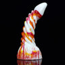 "Preyton" Big Silikon Dildo weiß rot/22,5cm - 🅛🅞🅛🅛🅨🅟🅞🅟🅟🅨