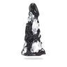 "Thunderbird" Silikon Dildo schwarz weiß - 🅛🅞🅛🅛🅨🅟🅞🅟🅟🅨
